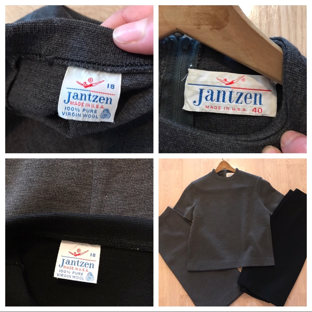 VINTAGE 1960s Jantzen Knit Set! - Picture 2 of 8
